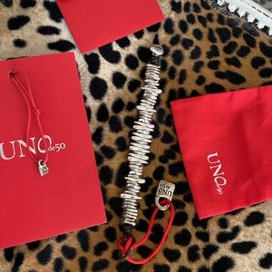 New UNO de 50 silver bracelet